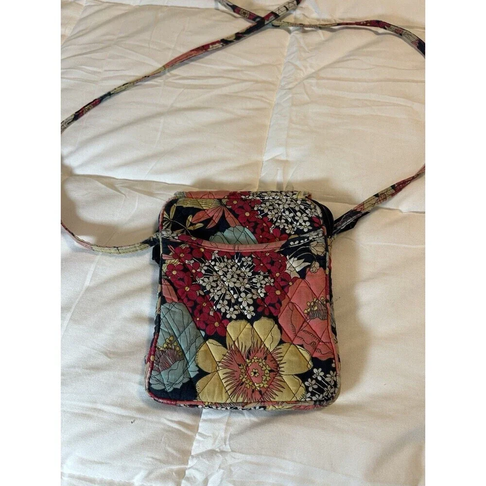 (Vintage) Vera Bradley Small Shoulder Crossbody Bag Floral Quilted